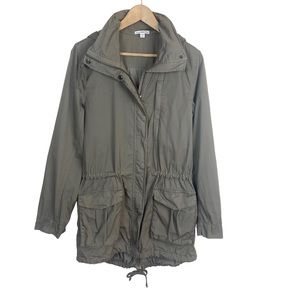 James Perse Olive Utility Jacket